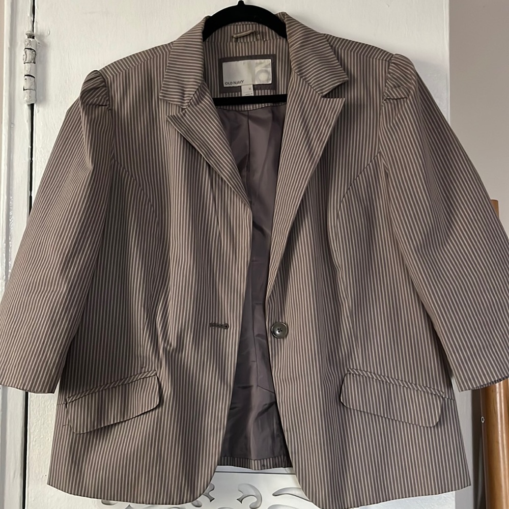 Striped blazer